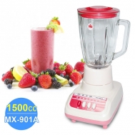 【全家福】MX-901A / 1500cc生機玻璃杯冰沙果汁機/調理機