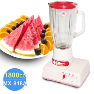 【全家福】MX-818A / 1800cc生機玻璃杯冰沙果汁機/調理機