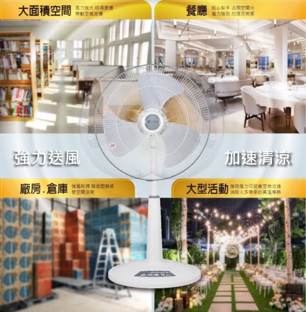 【東銘】20吋超強風商業用扇(TM-2003)