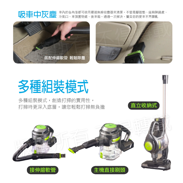 【勳風】HF-H345 HEPA極速無線吸塵器/手持直立式吸塵器