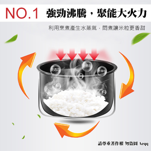 元山 YS-5101RC / 10人份厚釜電子鍋(金)