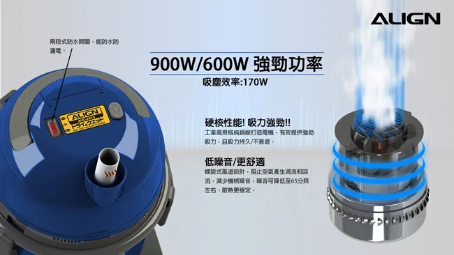 亞拓 AVC-2015吸塵器 乾濕兩用(同TVC-2215)