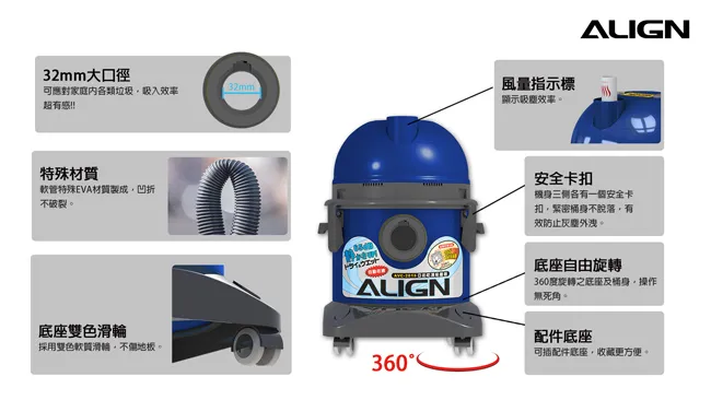 亞拓 AVC-2015吸塵器 乾濕兩用(同TVC-2215)