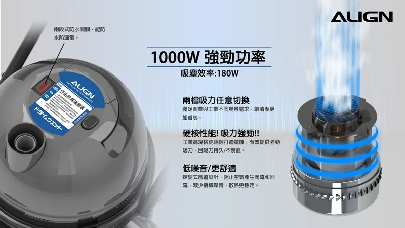 亞拓 AVC-2020 工業吸塵器 乾濕兩用(同TVC-2020)