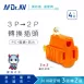 Dr.AV 3轉2插頭 SA-787 /一個入(定30) 商檢合格 110V 3轉2電源轉接頭