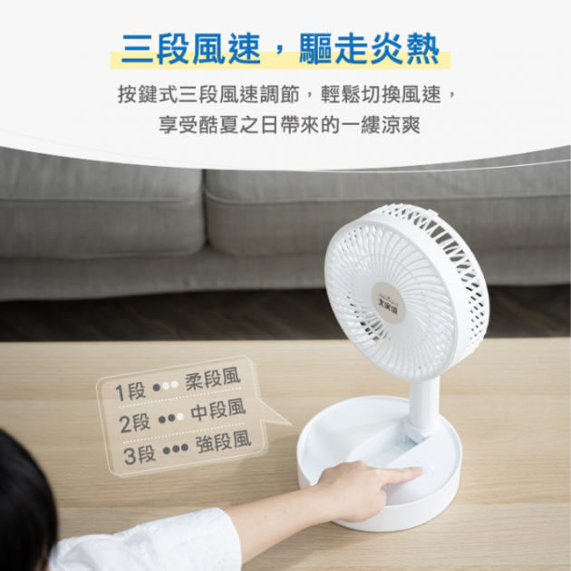大家源 TCY-850707- USB折疊風扇()