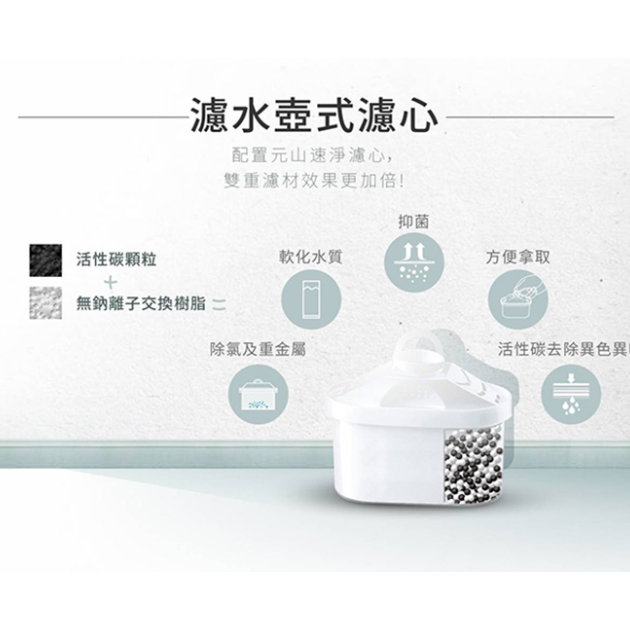 元山 YS-8628DW 觸控式濾淨溫熱開飲機