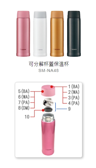 象印 SM-NA36 48 60 真空保溫杯